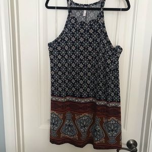 Printed Tank Dress